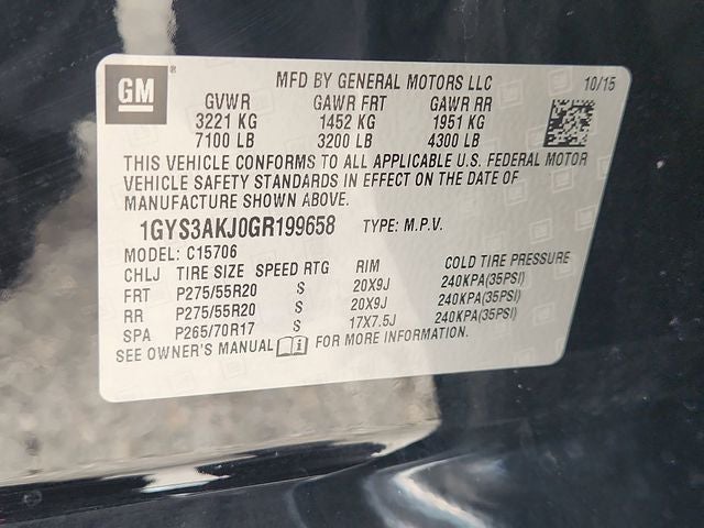 2016 Cadillac Escalade Base