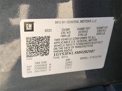 2021 Cadillac Escalade Sport