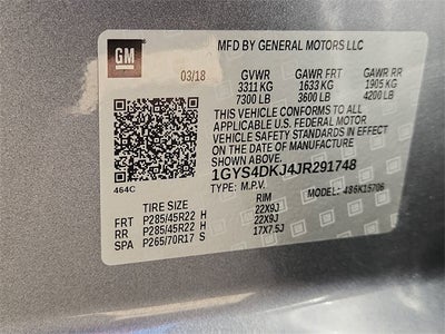 2018 Cadillac Escalade Platinum Edition