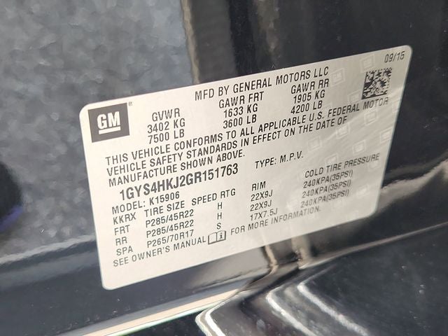 2016 Cadillac Escalade ESV Luxury