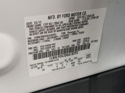 2013 Lincoln MKS Base