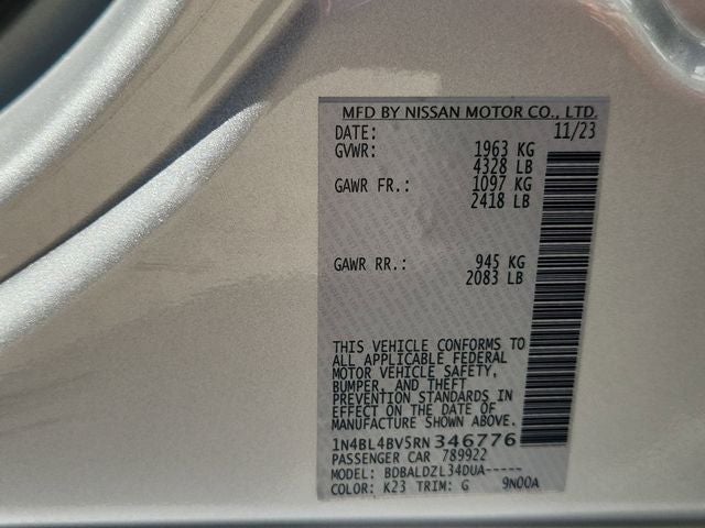 2024 Nissan Altima 2.5 S