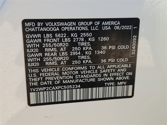 2023 Volkswagen Atlas 2.0T SE w/Technology