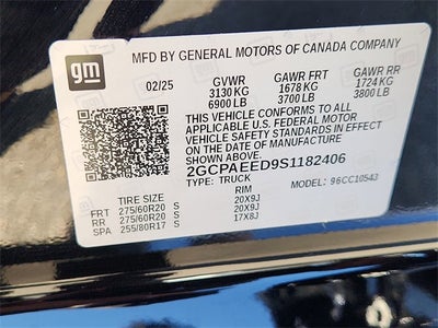 2025 Chevrolet Silverado 1500 LTZ