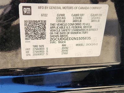 2022 Chevrolet Silverado 1500 LTZ