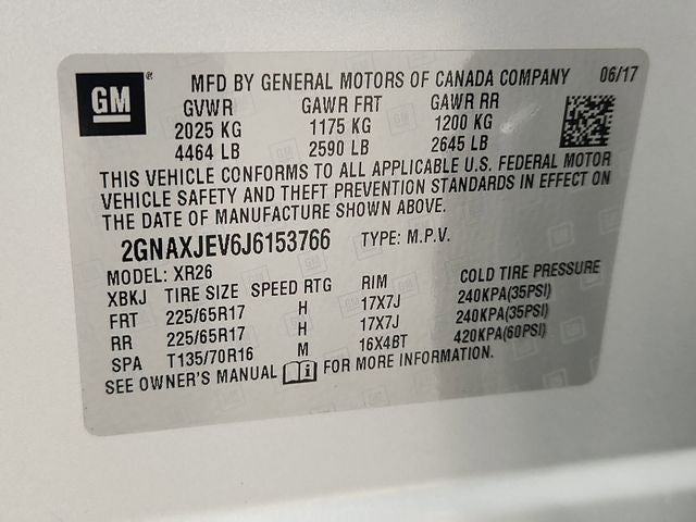 2018 Chevrolet Equinox LT