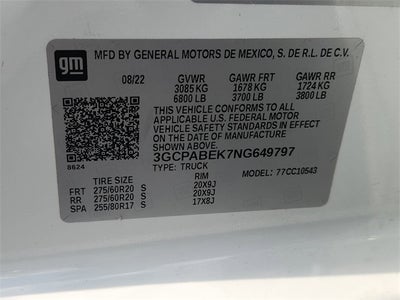 2022 Chevrolet Silverado 1500 Custom