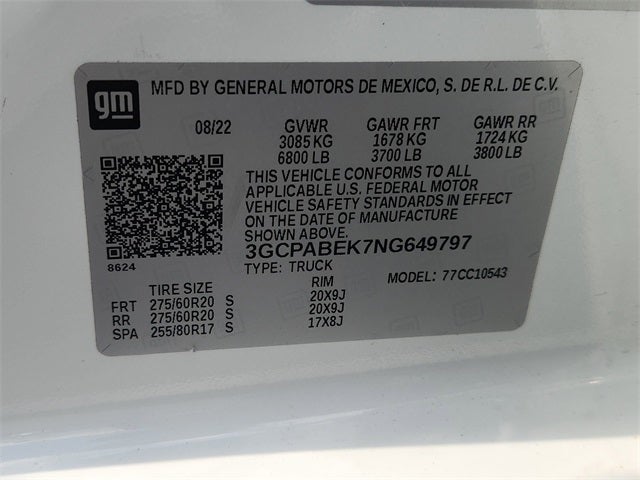 2022 Chevrolet Silverado 1500 Custom