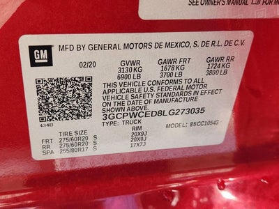 2020 Chevrolet Silverado 1500 LT Texas Edition