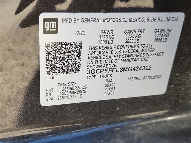 2021 Chevrolet Silverado 1500 LT Trail Boss