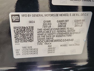 2025 Chevrolet Silverado 1500 ZR2