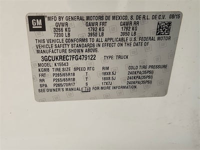 2015 Chevrolet Silverado 1500 LT LT2