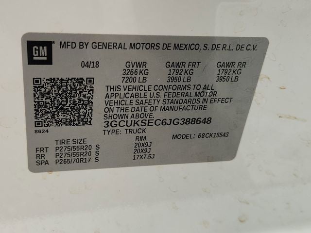 2018 Chevrolet Silverado 1500 LTZ 1LZ