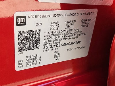 2021 Chevrolet Silverado 1500 LT Texas Edition