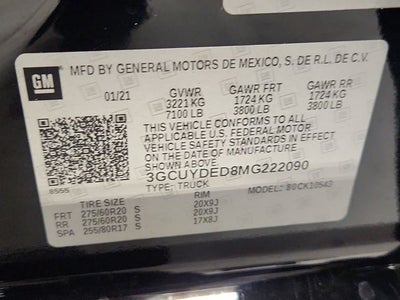 2021 Chevrolet Silverado 1500 LT Texas Edition