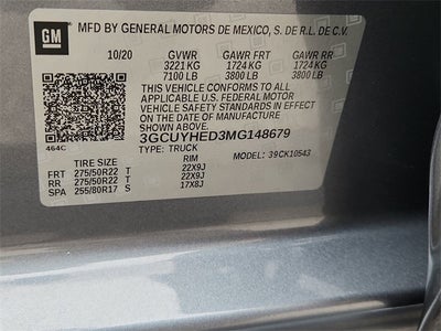 2021 Chevrolet Silverado 1500 High Country