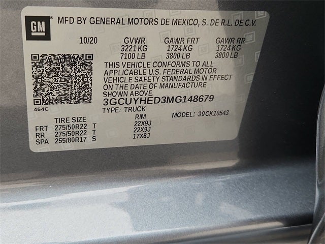 2021 Chevrolet Silverado 1500 High Country