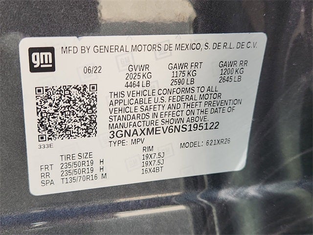 2022 Chevrolet Equinox RS