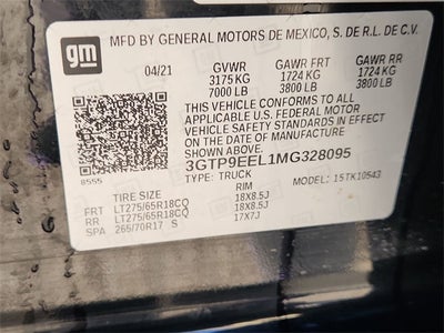 2021 GMC Sierra 1500 AT4