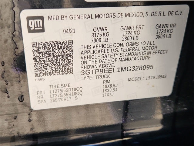 2021 GMC Sierra 1500 AT4