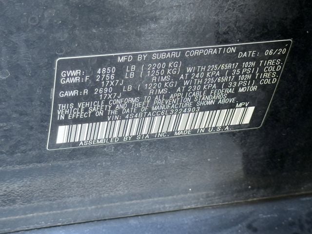 2020 Subaru Outback Premium