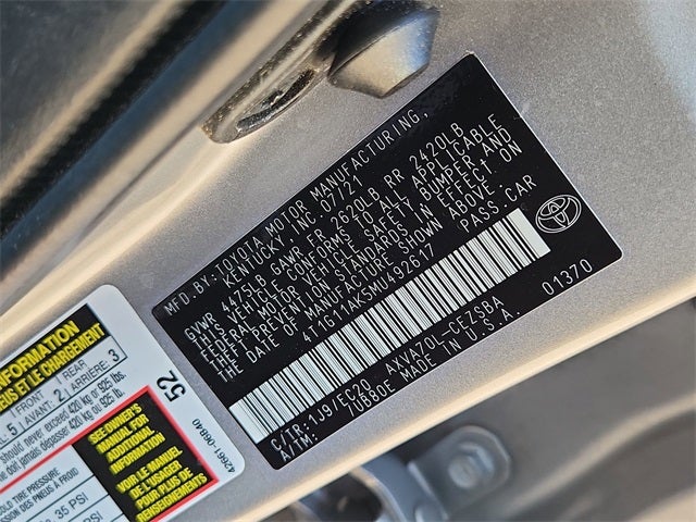 2021 Toyota Camry SE Nightshade