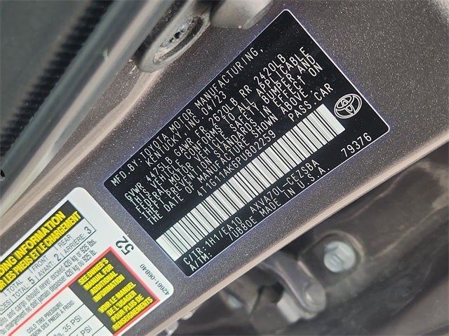 2023 Toyota Camry SE