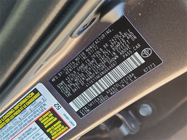 2022 Toyota Camry SE