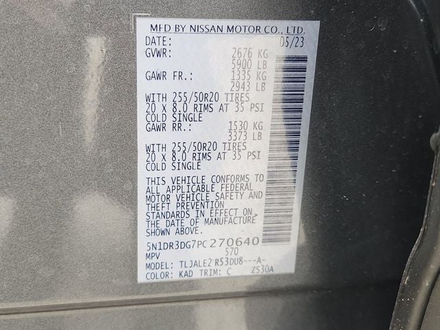 2023 Nissan Pathfinder Platinum