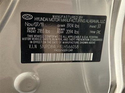 2020 Hyundai Elantra SEL