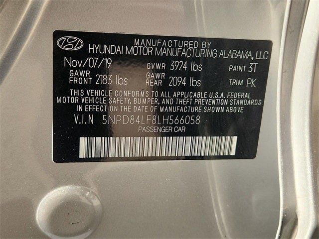 2020 Hyundai Elantra SEL