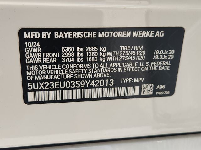 2025 BMW X5 xDrive40i