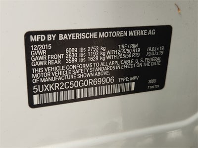 2016 BMW X5 sDrive35i