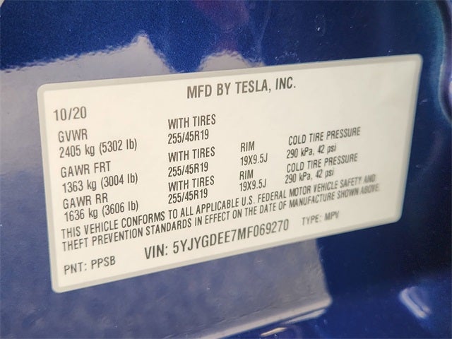 2021 Tesla Model Y Long Range