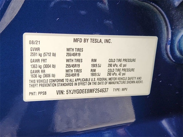 2021 Tesla Model Y Long Range