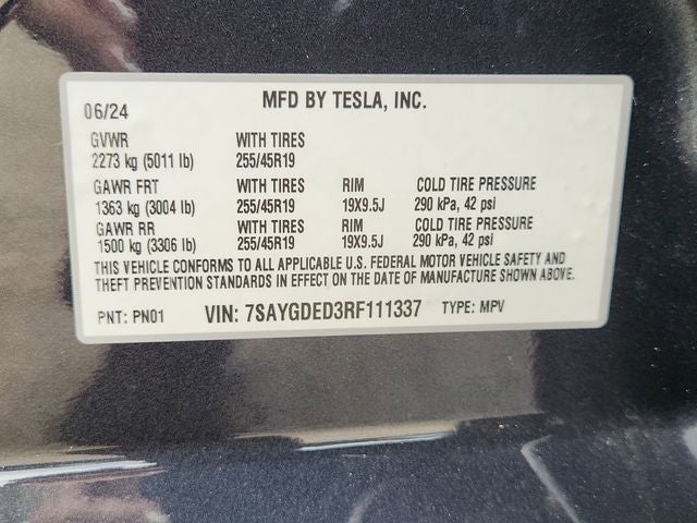2024 Tesla Model Y Long Range