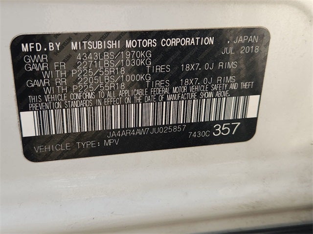 2018 Mitsubishi Outlander Sport SEL