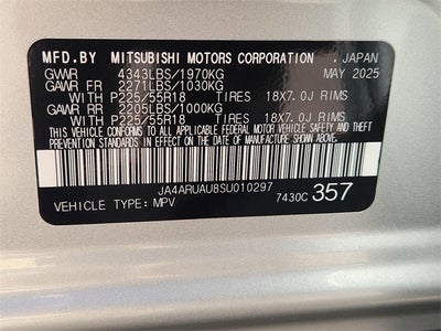 2025 Mitsubishi Outlander Sport 2.0 ES