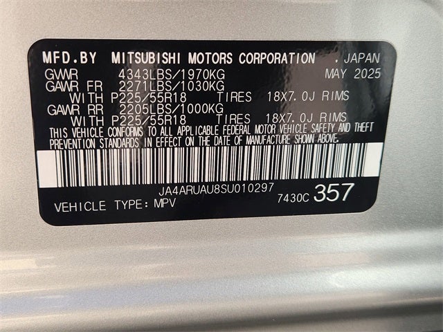 2025 Mitsubishi Outlander Sport 2.0 ES