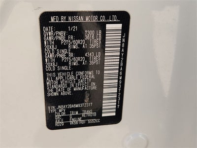 2021 Nissan Armada SL