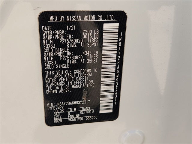 2021 Nissan Armada SL