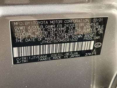 2021 Lexus IS 350 F SPORT