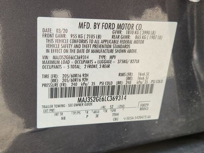 2020 Ford EcoSport SE