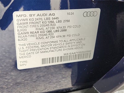 2025 Audi Q5 45 S line Premium Plus quattro