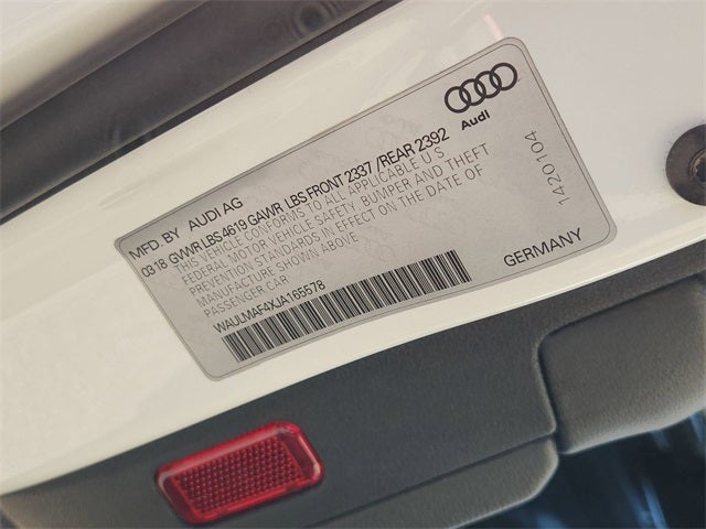 2018 Audi A4 2.0T ultra Premium