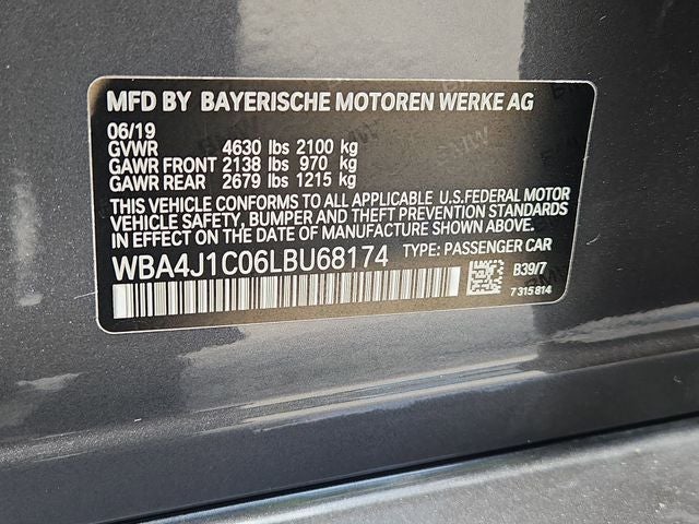 2020 BMW 4 Series 430i Gran Coupe