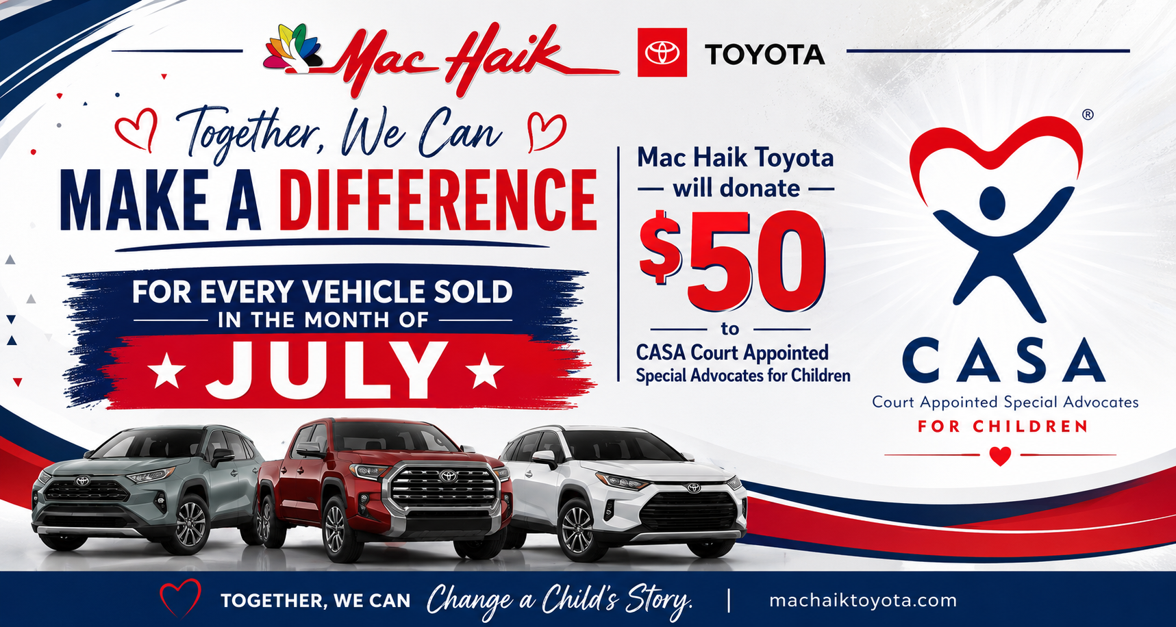 Together we can make a difference. 