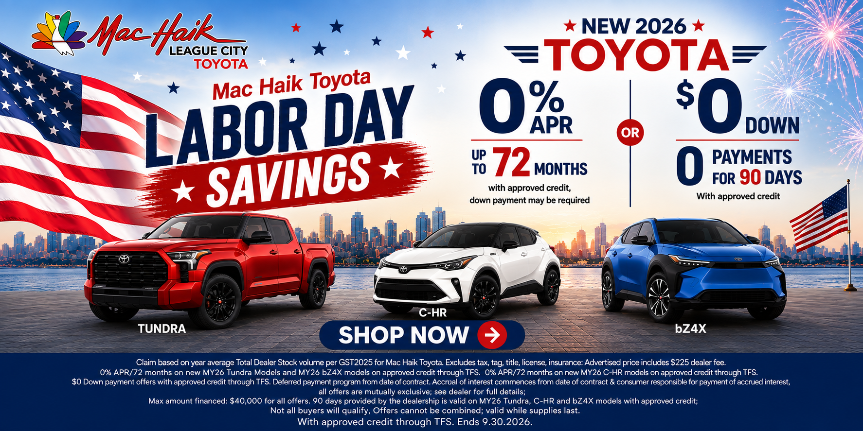 Labor day savings