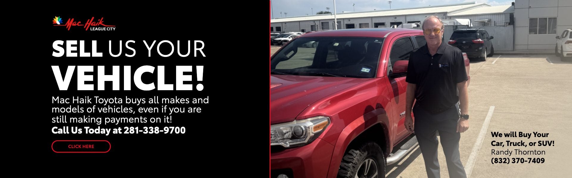 Sell Us Your Vehicle